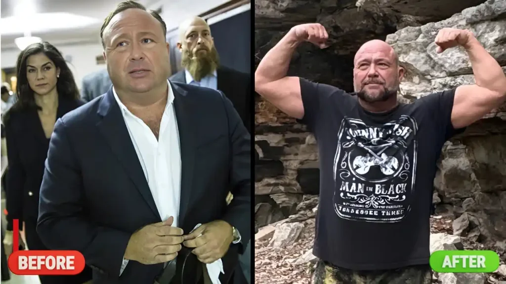 Alex Jones Before and After Weight Loss