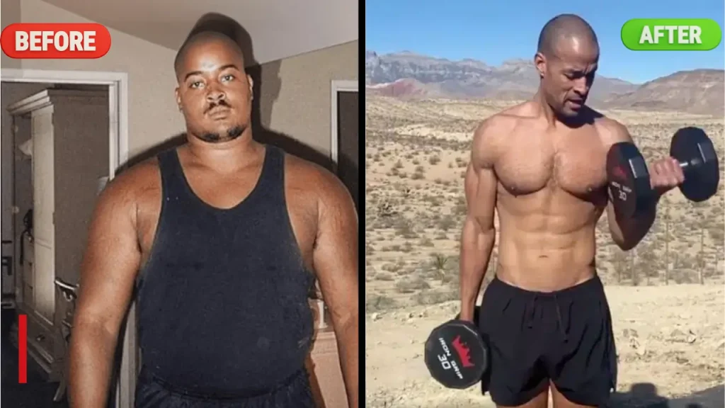 David Goggins Weight Loss Before and After